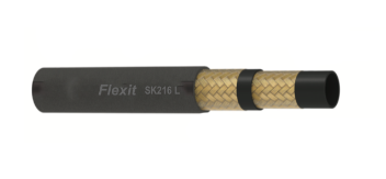 Two wire braid compact hose. Low temperature